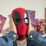 US STOCK | eyes movable | Deadpool mask helmet | 1:1 real person wearable