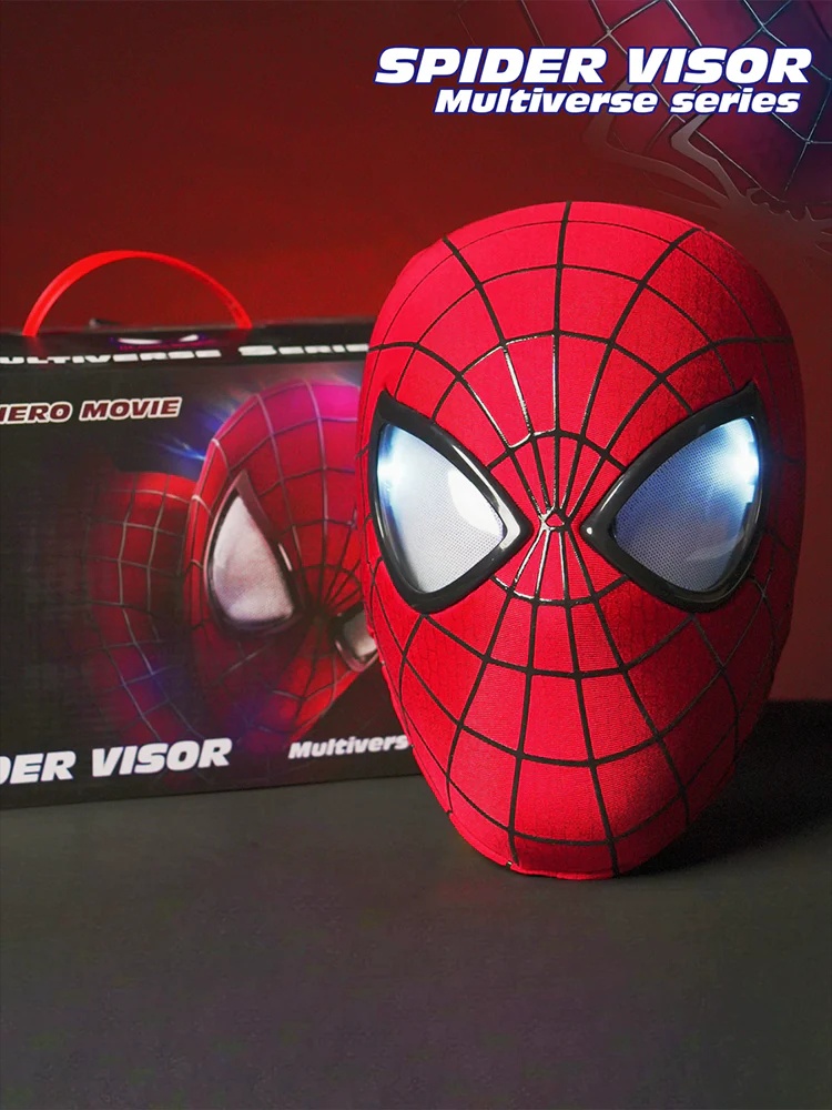 US Stock | Multiverse SpiderMan Helmet mask | Real Wear | Ring Remote ...