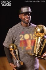 GoatToys 1/6 LeBron James 16 Cavaliers Championship Action Figure