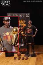 GoatToys 1/6 LeBron James 16 Cavaliers Championship Action Figure