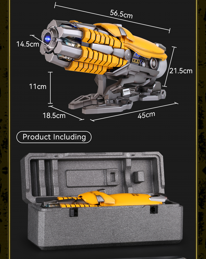 Hasbro&killerbody | Bumblebee arm | English language control transformable | wearable by real people