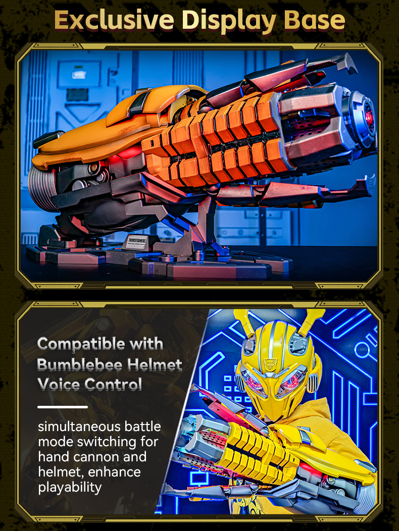 Hasbro&killerbody | Bumblebee arm | English language control transformable | wearable by real people